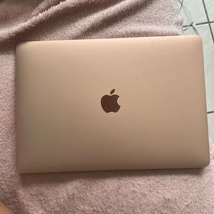 Apple MacBook w/ Laptop carrying case.